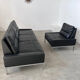 Leather Sofa and Armchair design Hans Peter Piehl for Wilkhahn 60s