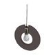 Hanging lamp ring orbit plexiglass chrome 70