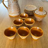 Niderviller Fauve model coffee set – 14 pieces, stamped, excellent