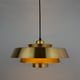 Pair of vintage pendants Nova by Jo Hammerborg, Fog og Mørup, Denmark, 1963