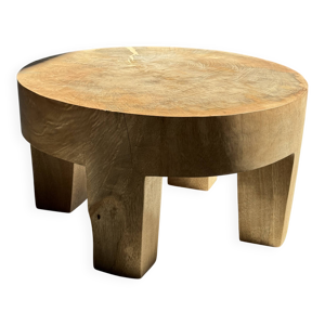 Table basse quadripode - manguier massif