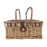 Vintage picnic basket