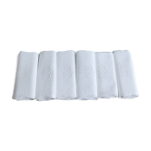 Set of 6 monogrammed napkins