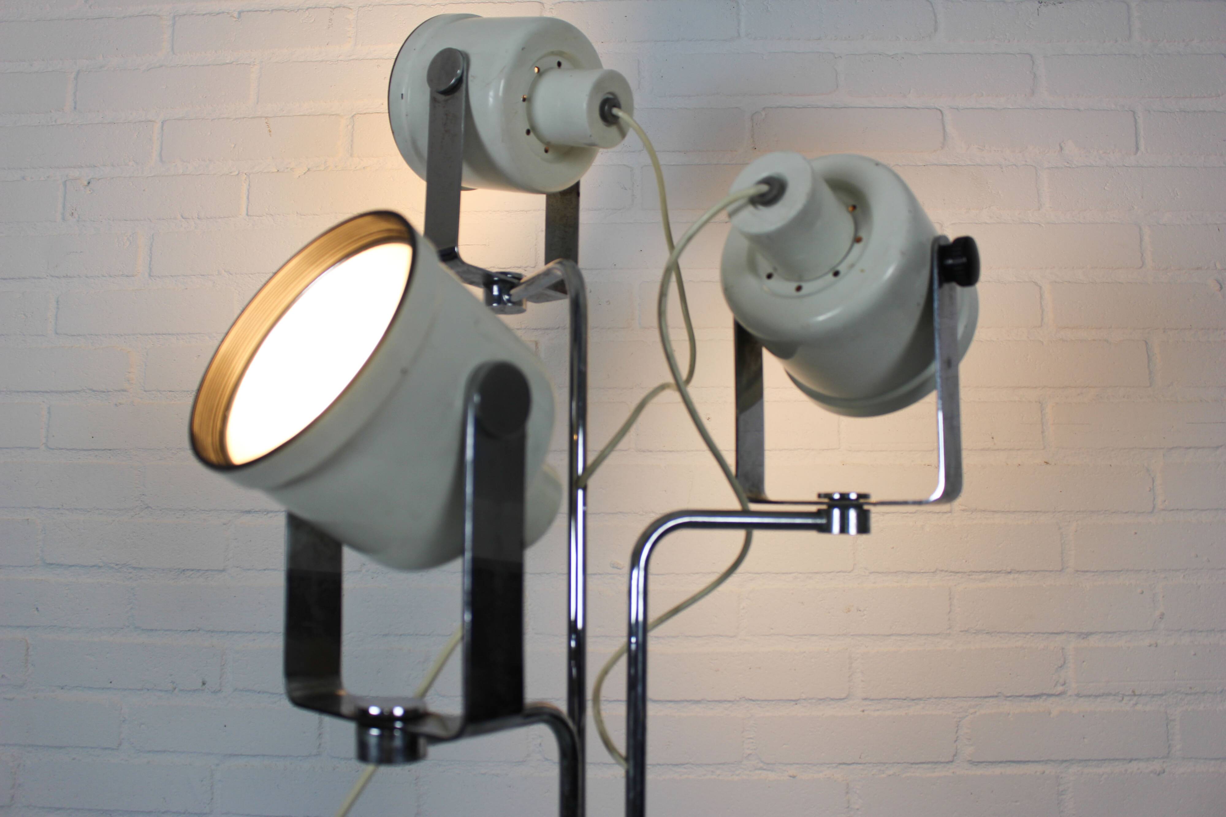 Rare Adjustable Floor Lamp by Brusasco & Torretta for Luci, Italy, 1970s