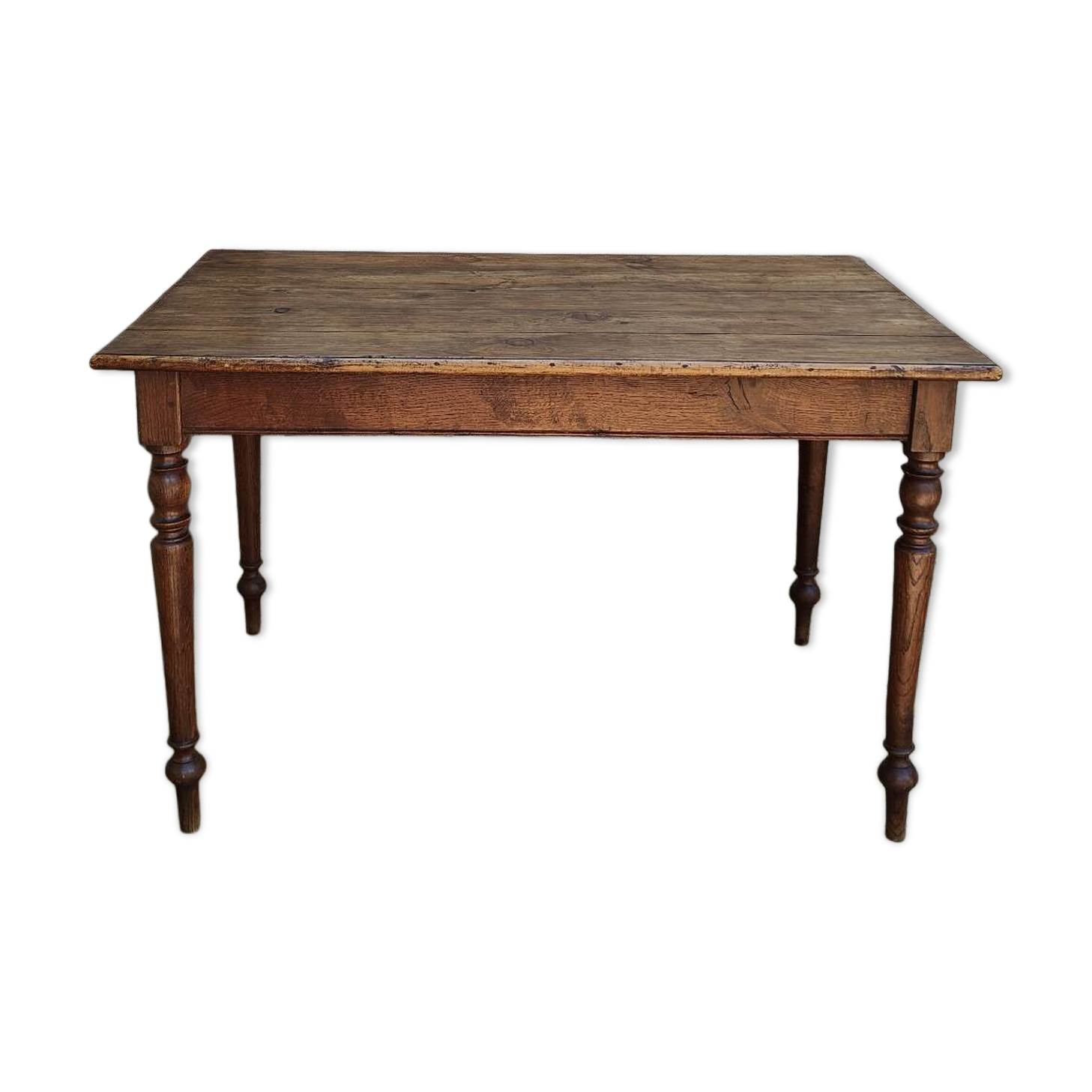 Solid oak farmhouse table
