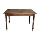 Solid oak farmhouse table