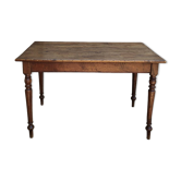 Solid oak farmhouse table