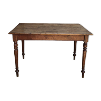 Table de ferme en chêne massif