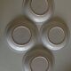 Set of 4 Festons soup plates by Pierre Motton Gien 1970
