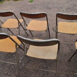 Set of folding chairs