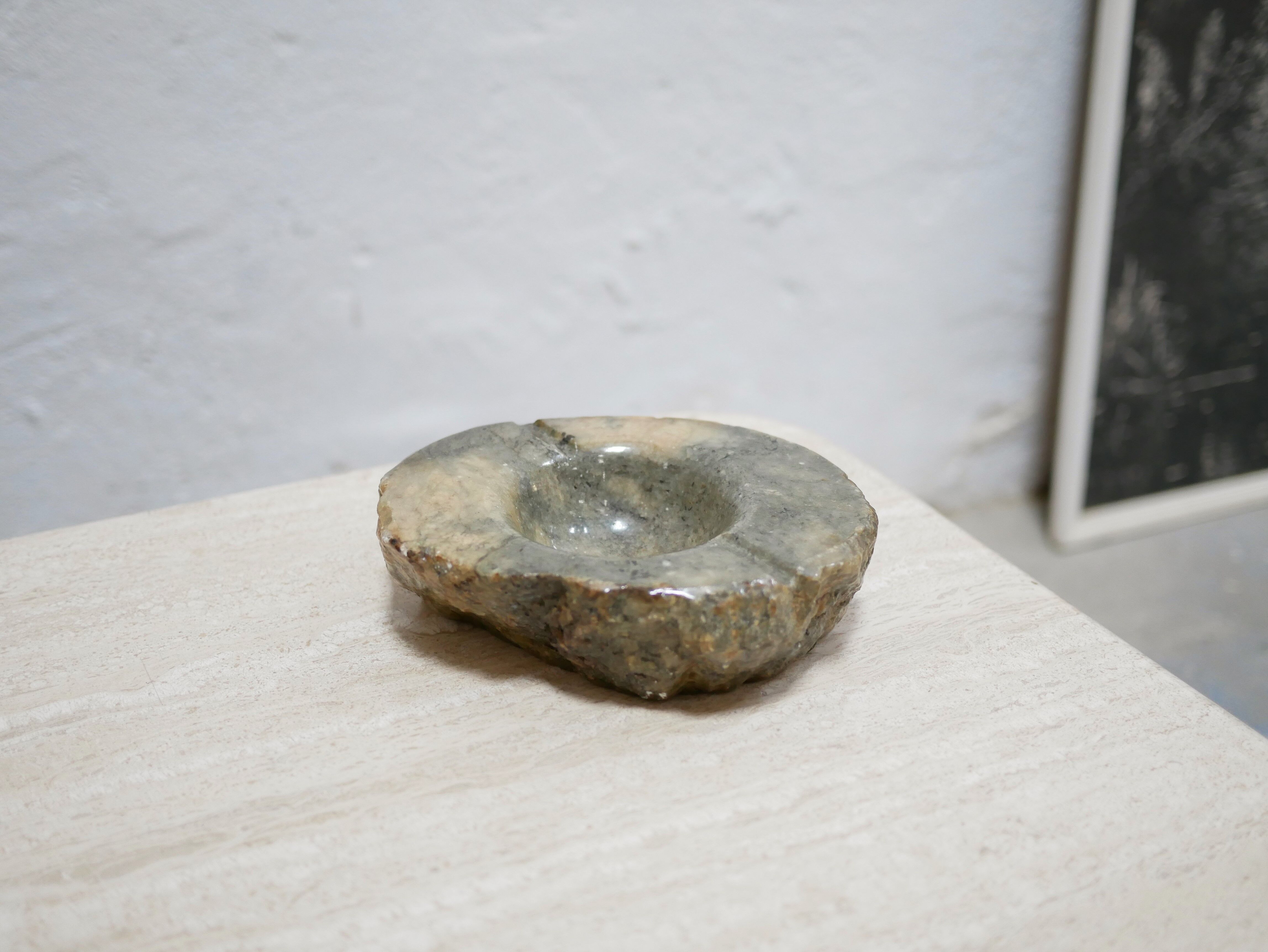 Cendrier vintage en albâtre, Italie