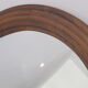 Mirror oval wood molding