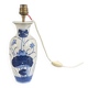 Asian lamp base made of hand-painted porcelain.