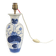 Asian lamp base made of hand-painted porcelain.