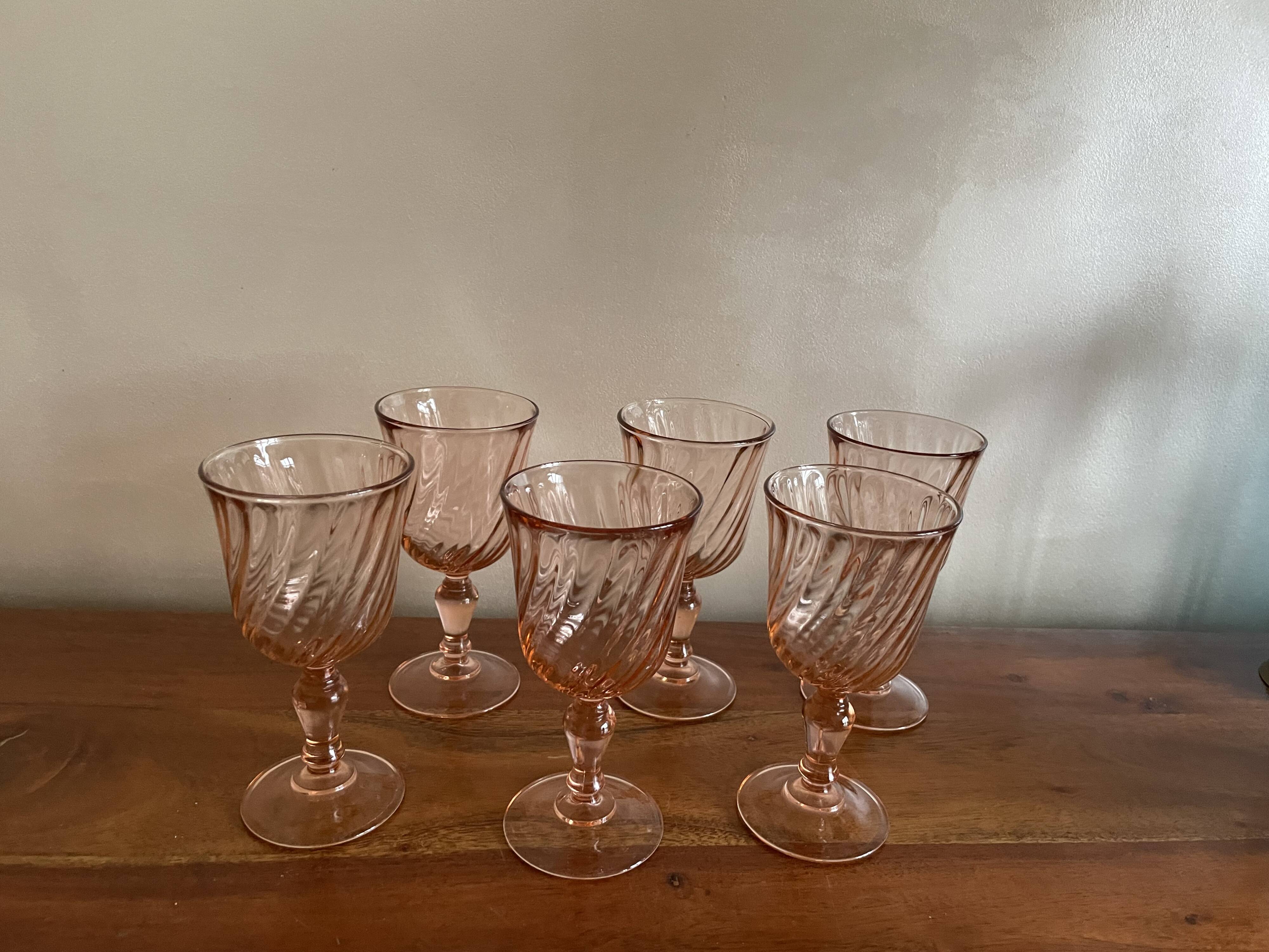 6 petits verres Rosaline