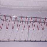 Wall coat rack aluminum 1970