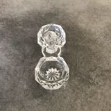 Saleron of table in crystal of saint louis star decoration