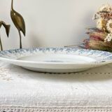 Vintage round dish Terre de fer LUNEVILLE model "NINA" Made in France