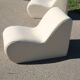 Pair of vintage armchairs, 1970s, faux leather