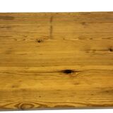 Vintage Scandinavian modern pinewood bench from the 1960's