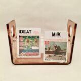 Pexiglas magazine holder Circa 1968