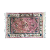 Carpet made Chinese vintage hand 140 X 208 cm