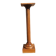Fluted wooden column pedestal