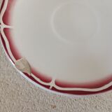 4 saucers iron earth Sarreguemines