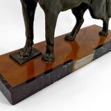 Sculpture representing a German Shepherd, Perrier Challenge Trophy, 1942