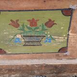 Alsatian polychrome wedding chest eighteenth -nineteenth century