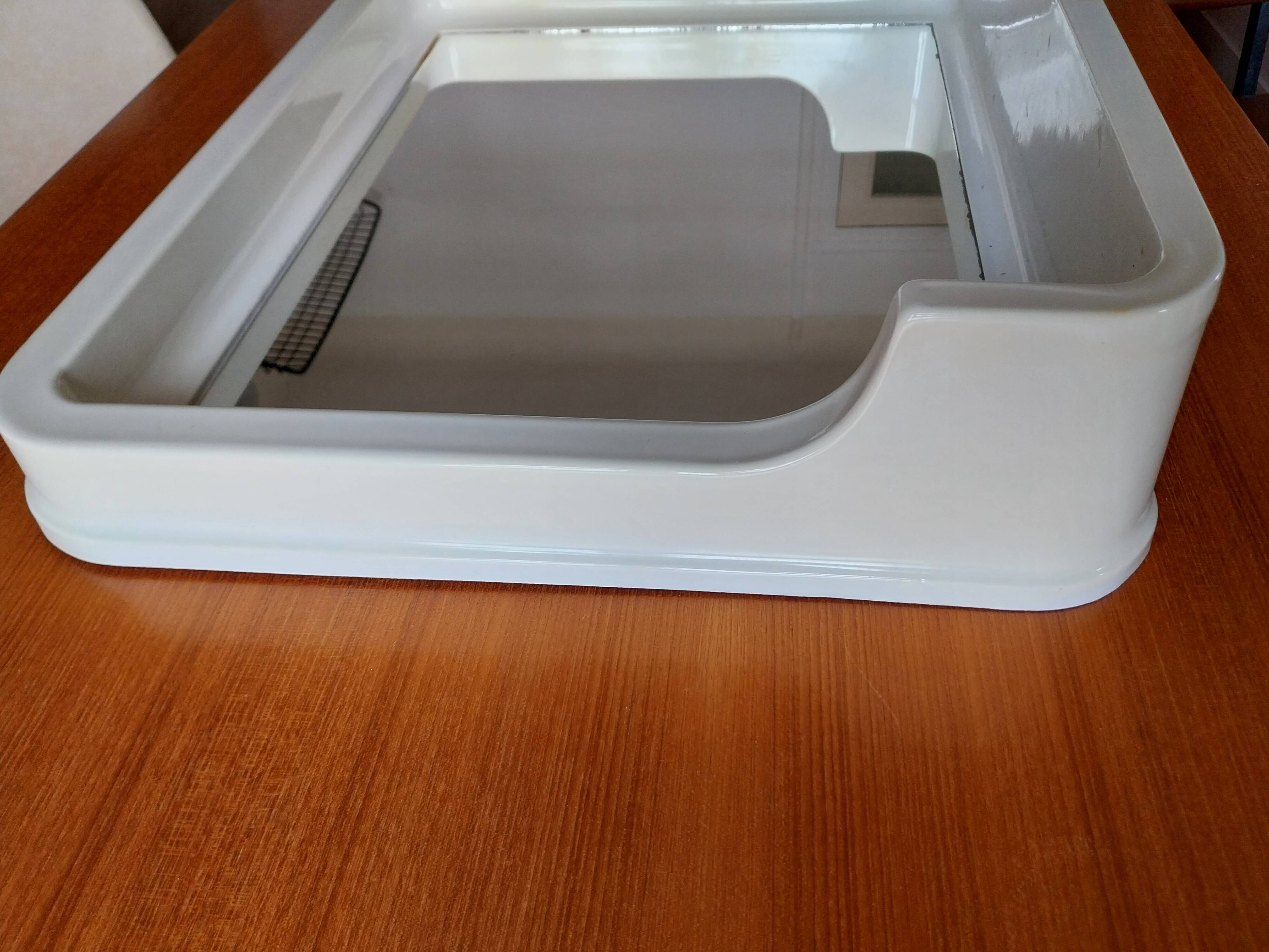 Vintage plastic bathroom mirror from the 70s prisunic style Marc Held