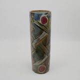 Large signed ceramic vase