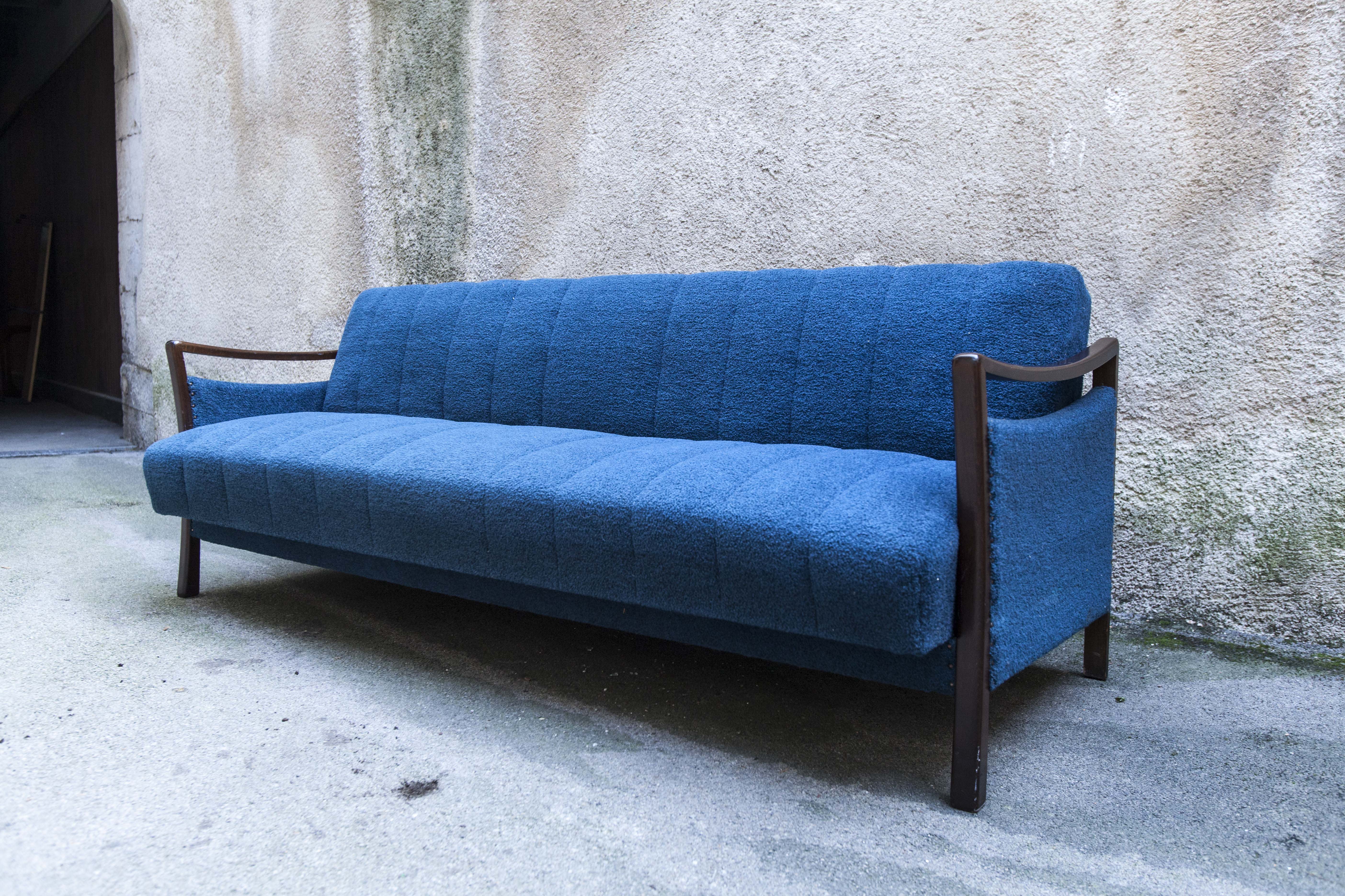 Sofa daybed 3 scandinavian blue