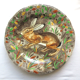 Flat plate signed Gien Rambouillet series, mosèle Le lièvre, 26cm
