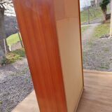 curtained filing cabinet