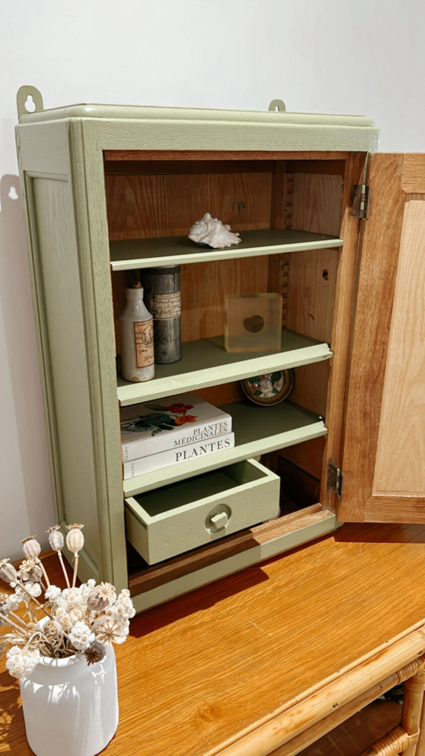Armoire à pharmacie vert olive