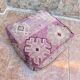 Handmade Berber Kilim pouf, floor cushion