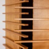 Eric Miomandre. Blond beech wardrobe. 20th century.