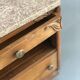 Bedside table top marble art nouveau