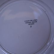8 Assiettes plates Moulin des Loups Hamage, modèle Ustaritz