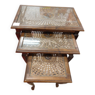 3 tables gigognes anciennes des années 60