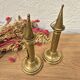 Bougeoirs vintage laiton