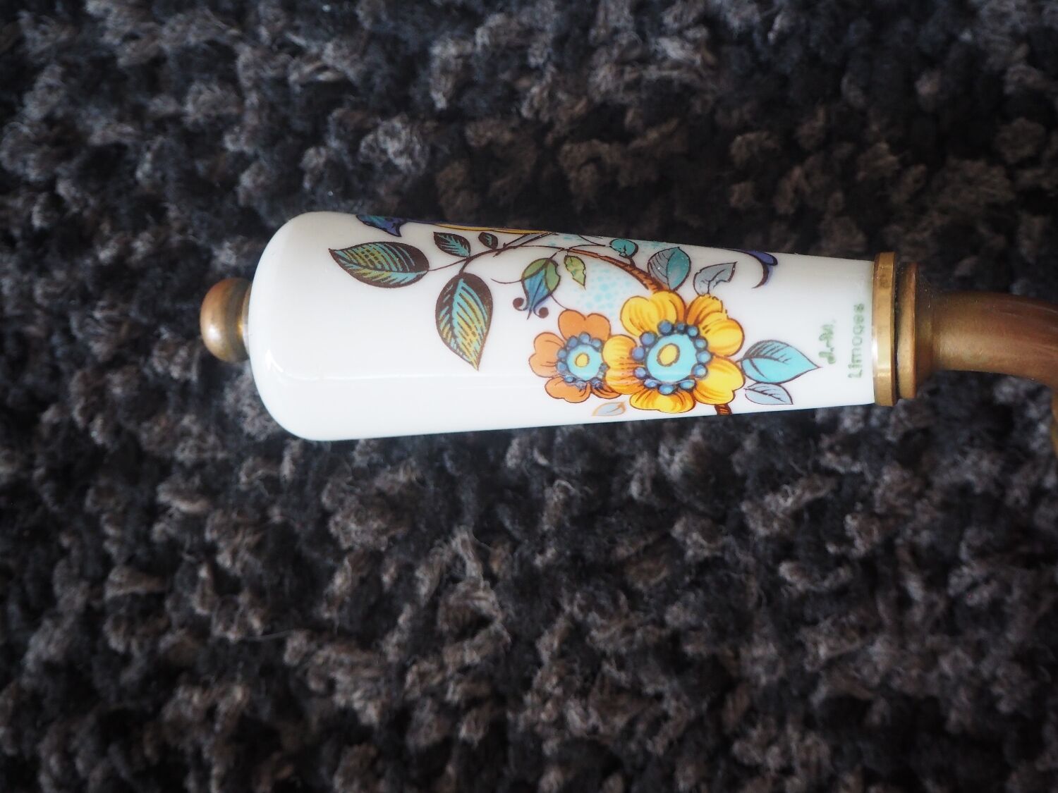 Limoges porcelain handles