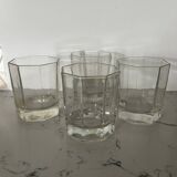 set of 4 octagon glasses