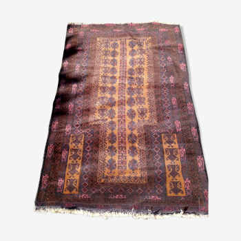 Old Iranian handmade wool rug