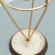 Brass & cast iron umbrella stand, 1950s