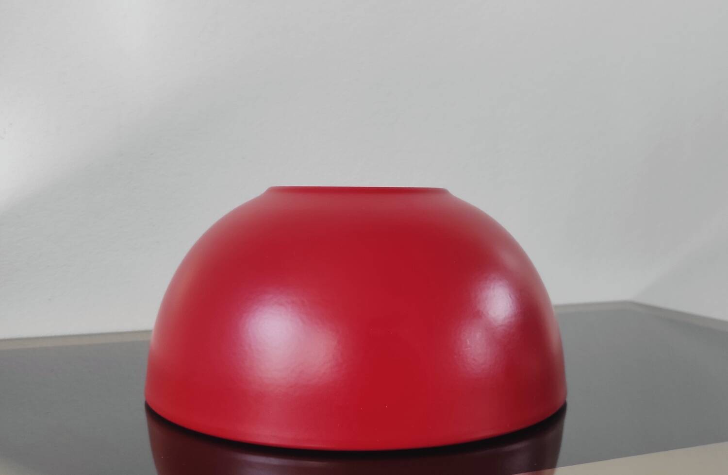 Vintage red ceramic bowl/cup - Made in Germany (1970s)