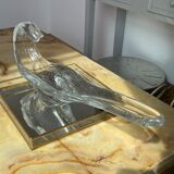Designer fruit bowl in blown glass, 1970
