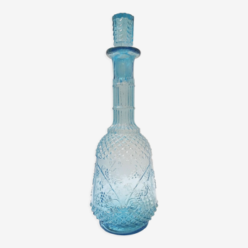 Carafe bleue turquoise vintage