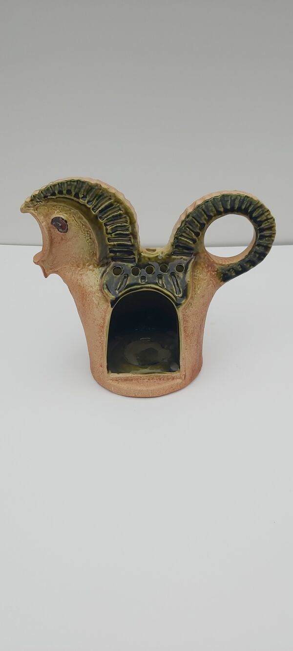 Photophore forme cheval céramique